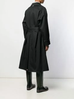 Thom Browne raglan-sleeve oversized mac car coat