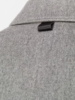 Thom Browne Raglan sleeve cashmere car coat single breasted coats of men 11 Thom Browne raglan-sleeve cashmere car coat