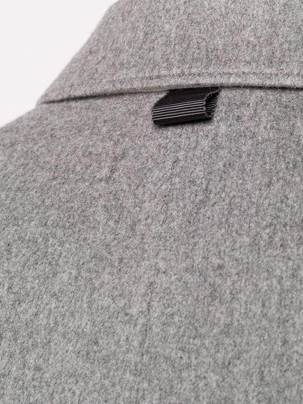 Thom Browne Raglan sleeve cashmere car coat single breasted coats of men 5 Thom Browne raglan-sleeve cashmere car coat