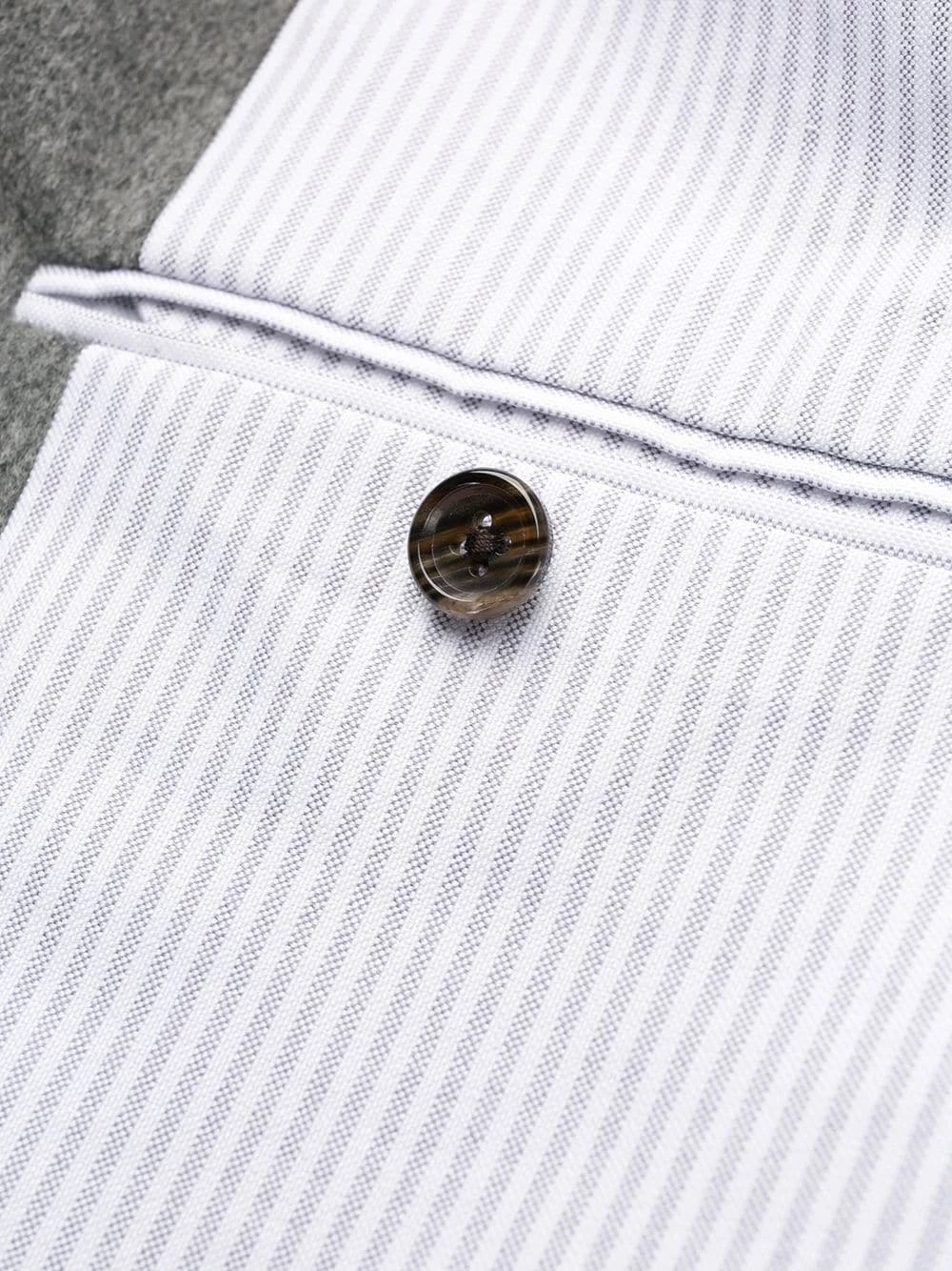 Thom Browne Raglan sleeve cashmere car coat single breasted coats of men 7 Thom Browne raglan-sleeve cashmere car coat