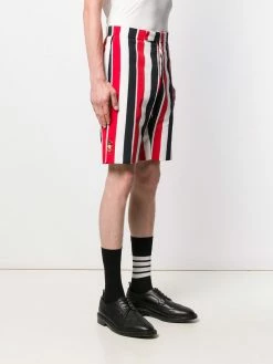Thom Browne RWB stripe slim shorts
