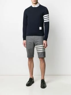 Thom Browne 4-Bar plain weave suiting shorts