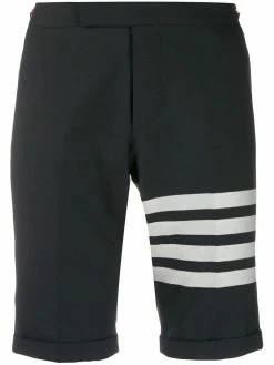 Thom Browne 4-Bar plain weave suiting shorts