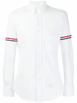 Thom Browne Long Sleeve Button Down Shirt