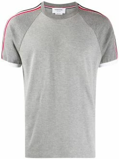 Thom Browne piqué short raglan sleeve T-shirt