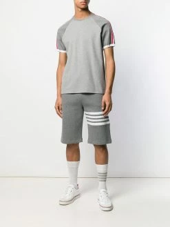 Thom Browne piqué short raglan sleeve T-shirt