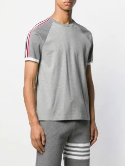 Thom Browne piqué short raglan sleeve T-shirt