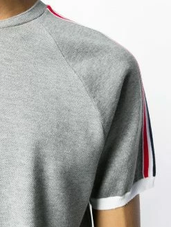 Thom Browne piqué short raglan sleeve T-shirt