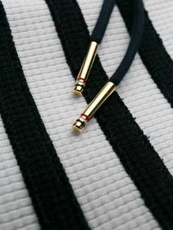 Thom Browne 4-Bar raglan-sleeve waffle stitch hoodie