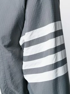 Thom Browne 4 Bar ripstop zip up hoodie lightweight jackets of men 11 Thom Browne 4-Bar ripstop zip-up hoodie
