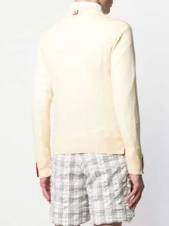 Thom Browne crew neck merino jumper