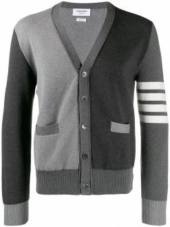Thom Browne 4-Bar V-neck cardigan
