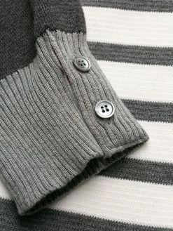 Thom Browne 4-Bar V-neck cardigan