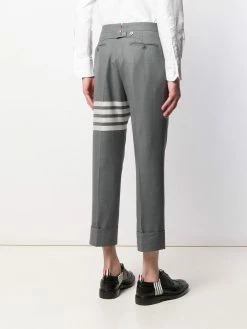 Thom Browne 4-Bar plain weave suiting trousers