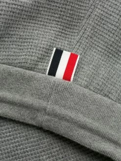 Thom Browne 4-Bar waffle stitch track shorts
