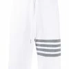 Thom Browne 4-Bar waffle stitch track shorts