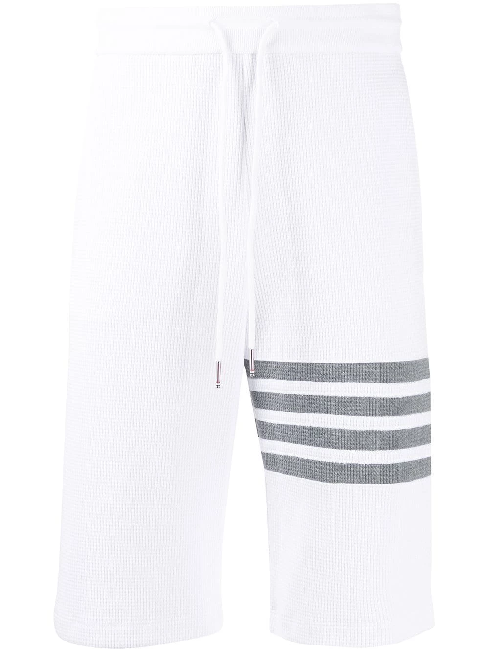Thom Browne 4 Bar waffle stitch track shorts track & running shorts of men 1 Thom Browne 4-Bar waffle stitch track shorts