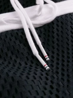 Thom Browne Athletic mesh track shorts running shorts of men 12 Thom Browne athletic mesh track shorts