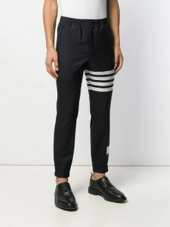 Thom Browne plain weave suiting track pants