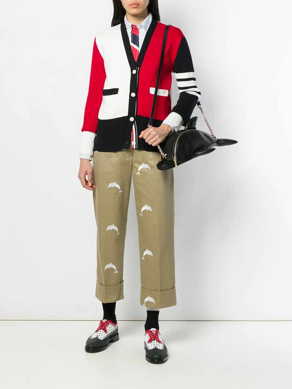 Thom Browne Mini Dolphin bag messenger & crossbody bags of women 2 Thom Browne mini Dolphin bag