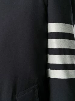 Thom Browne 4-Bar plain weave suiting overcoat