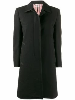 Thom Browne seersucker wool overcoat