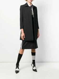 Thom Browne seersucker wool overcoat