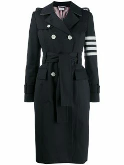 Thom Browne 4-Bar waterproof trench coat