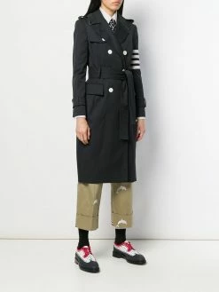 Thom Browne 4-Bar waterproof trench coat