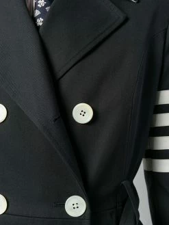 Thom Browne 4-Bar waterproof trench coat