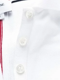 Thom Browne RWB stripe sleeveless pleated tennis dress