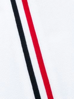 Thom Browne RWB stripe sleeveless pleated tennis dress
