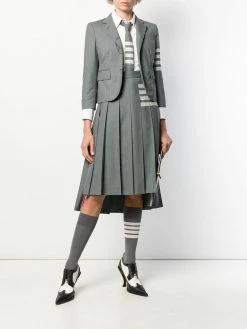 Thom Browne 4-Bar plain weave suiting jacket