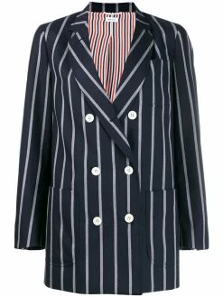 Thom Browne vertical-stripe sack jacket