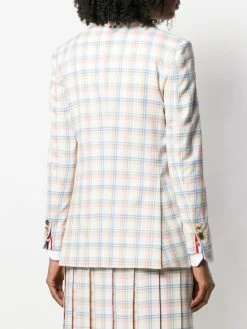 Thom Browne check-print blazer