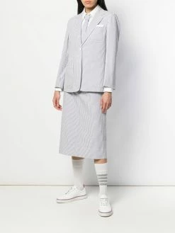 Thom Browne seersucker unconstructed sack jacket