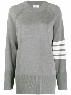 Thom Browne 4-Bar exaggerated sleeve jumper