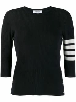 Thom Browne 4-Bar mesh stitch T-shirt