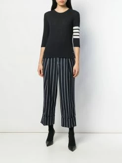 Thom Browne 4-Bar mesh stitch T-shirt