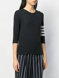 Thom Browne 4-Bar mesh stitch T-shirt