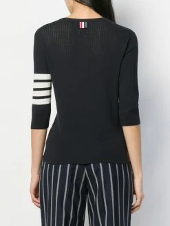 Thom Browne 4-Bar mesh stitch T-shirt