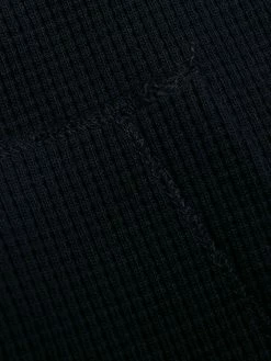 Thom Browne 4-Bar waffle stitch zip-up hoodie