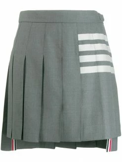 Thom Browne 4-Bar pleated miniskirt