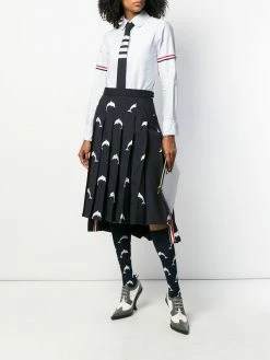 Thom Browne university-stripe Oxford shirt