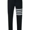 Thom Browne plain weave 4-Bar skinny trousers