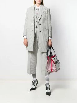 Thom Browne button fly striped sack trousers