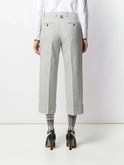 Thom Browne button fly striped sack trousers