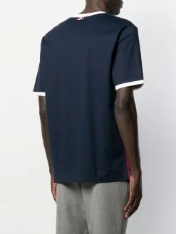 Thom Browne contrast trim T-shirt