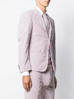 Thom Browne RWB seersucker striped sport blazer