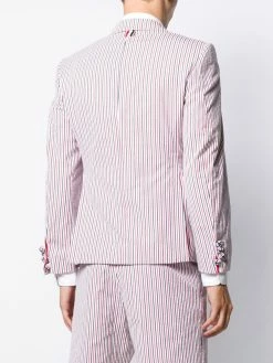 Thom Browne RWB seersucker striped sport blazer